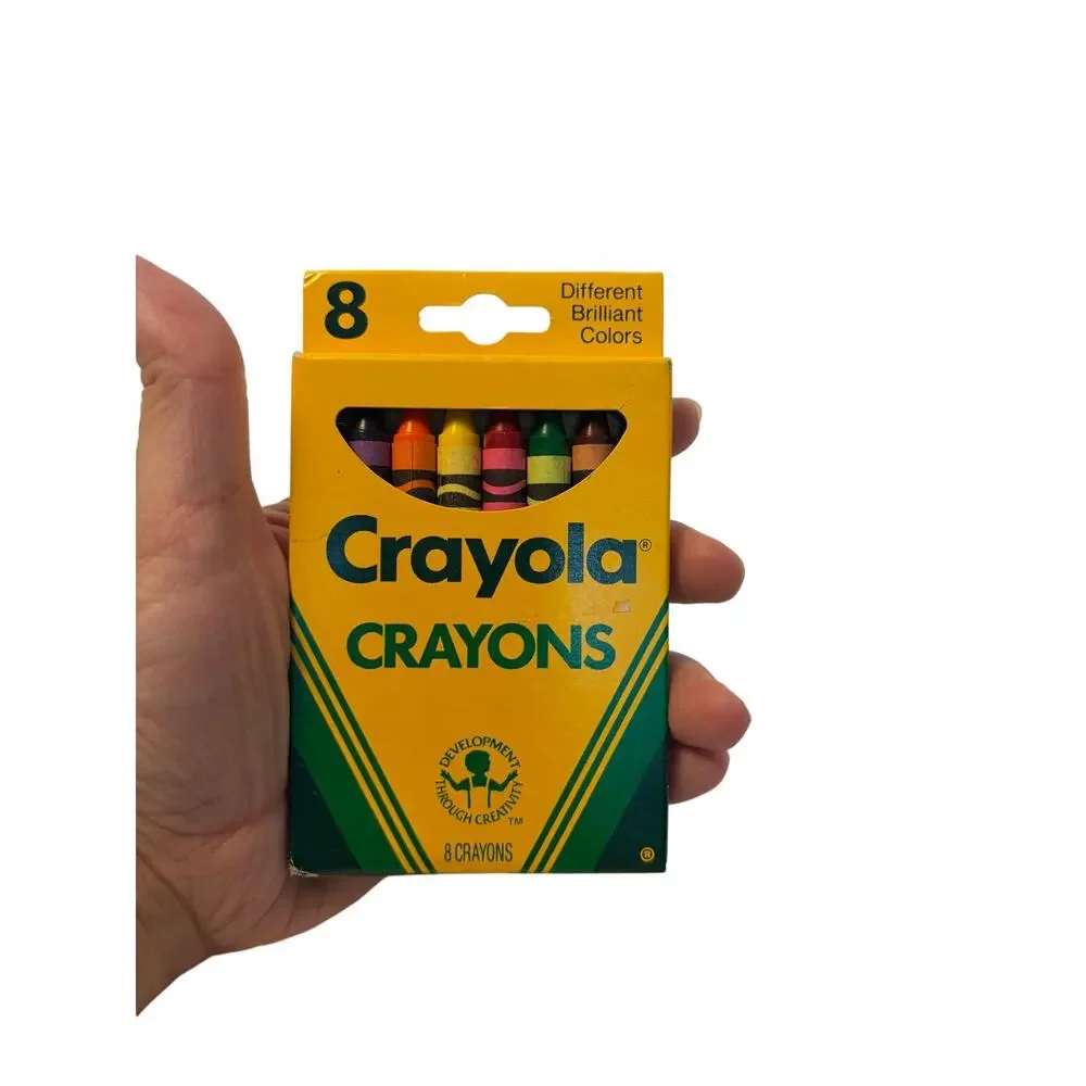 VTG Crayola Crayons 8 pack, Binney & Smith 1988. never used